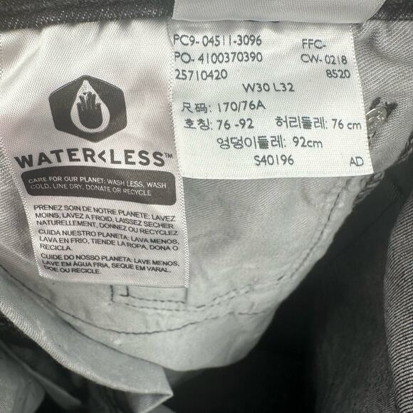 Levis Size 30x32 Jeans Black 511‎ Slim Stretch Straight Leg Casual Denim NWOT - Picture 6 of 6